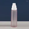 Lagringsflaskor yuxi 100 ml vit lotion flaska klar rosa skrubba 120 ml spray toner