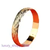 Bracciale alla moda Pneumatici per auto Donna Oro rosa Argento Lady Bangle Chiuso Home Spiga di grano Coppia di diamanti Acciaio al titanio Stile etnico con scatola originale