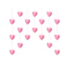 Curtain Cute Door Window Partition Kawaii Heart Shaped Hanging Love Pendant Home Decor Ornaments