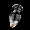 Large Crystal Butt Plug Vagina Ball Big Glass Anal Dildo Bead Adult Sex Toys for Women Men Gay Masturbator 240105