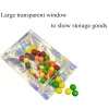 wholesale Resealable Smell Proof Bags 4x6" Mylar Aluminium Foil Food Storage Pouch packaging gummies sour candy bag