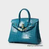 Sacolas Designer Himalaya Crocodilo Bolsas de Alta Qualidade Couro Crocodilo Modelado Bolsa Feminina Com Mesmo Estilo Shopping Mall Juventude Mulheres Casual Couro WNXDA