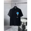 Cross Border Exclusivo Krooc Chromee Hearts Impressão Digital de Alta Qualidade Puro Algodão Fio Duplo Camiseta de Manga Curta Para Homens