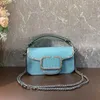 Designers Shoulder Bags With Chain Women Luxury Loco Bag Evening Bags Leather Italy Brand VLT Clutch Handbags Purse Crossbody Handbags 231215