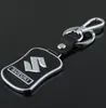 5pcslot Fashion Car Logo keychain For Suzuki Metal Leather Keyring Key Chain ring Llaveros Chaveiro key holder1679835
