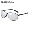 サングラスTrudren Men's Oval Sports Sun Glasses UV400 Polarized Man Metal Frame Sunglass Fishing Ieewear 1537