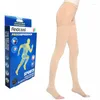 Calzini da donna YISHENG 34-46mmHg Collant a compressione Punta chiusa Calze per vene varicose