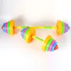 Dumbbells ChildrenDumbbell Toy Plastic Kids Kindergarten Arm TrainingDumbbel Equipmentエクササイズハンドウェイトの