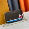 Fashion Clutch Bags Women's Handbag Cartoon Beach Image Design Mini Chain Bag