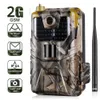 2G MMS P Trail caméra Email caméras de chasse à la faune cellulaire sans fil 20MP 1080P Vision nocturne Po piège HC900M 240104