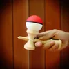 Деревянная игрушка Kendama в полуполоску, профессиональный умелый мяч для жонглирования на открытом воздухе, игра с мячом, игрушка для детей, подарок 240105