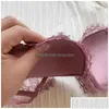 Mutandine da donna Lingerie sexy da donna Comfort Set da donna Reggiseno push up Victorias Secret Donna 2 pezzi Intimo di marca Vetement Femmel23 Dhufq