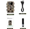 Outdoor Wildlife 20mp HD 1080p Trail Camera Nocna wizja Hunting Akcesoria IP66 Wodoodporna gra Cam Zakres termiczny 240104