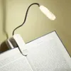 Lampe de livre à clipser, lampe de Table à tuyau Flexible alimentée par batterie, petite lampe de lecture de bureau, petite veilleuse Portable pour la décoration de la pièce, 1 pièce