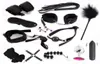 13 pièces ensemble stimuler les contraintes de bondage en nylon en peluche bdsm sexe mains fouet en métal plug anal jouets sexuels érotiques pour couples adultes J190624234713