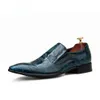 Mocassini da guida in vera pelle da uomo Slip On Elgant Calzature Penny casual per Y