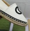 Blokowanie g canvas haftowane espadrille mokasyna buty letni poślizg na platformie
