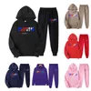 Trainingsanzug Trapstar Marke Gedruckt Sportswear Herren T-Shirts 16 Farben Warm Zwei Stücke Set Lose Hoodie Sweatshirt Hosen Jogging 220615 Z8ex#LUKE LUKE PP1U PP1U