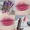 Brillant à lèvres mode liquide rouge à lèvres gelée miroir glaçure eau violet rose teinte maquillage hydratant longue durée