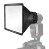 SLR Flash Difüzör Reflektörü Mini Softbox PO Difüzör Kare Yumuşak Kutu Canon Sony Kameralar Işık 240104