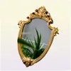 Mirrors Vintage Mirror Exquisite Makeup Bathroom Wall Hanging Gifts For Woman Lady Decorative Home Decor Supplies1184675