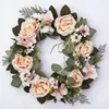 Decorative Flowers Handmade Artificial Wreath Floral Swag Flower For Home Decor