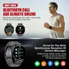 Para homens mulheres relógio inteligente bluetooth chamada toque completo amoled diy dails esporte à prova dwaterproof água smartwatch pk pro 240104
