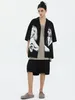 T-shirts pour hommes American Retro Scarface Film Thème Portrait Imprimer Design élégant Sens Tendance Blouse florale à manches courtes Y2K Vêtements pour hommes