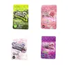 Pink White Mylar Bag 500mg Zipper Packaging Pouch Retail Packaging Bags Pfmvx