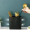 Kitchen Storage Desktop Spoon Container Clothes Drying Rack Tableware Holder Utensil Stainless Steel Cutlery Household