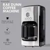 Kaffebryggare Rae Dunn Programmerbar dropp kaffebryggare kaffekanna för kök elektriskt kaffemaskin för bryggning kaffe 12 koppsl240105