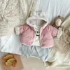 Детские куртки для девочек, пальто, зимние толстовки для мальчиков и девочек, верхняя одежда для новорожденных, одежда для малышей, 07 лет, 240104