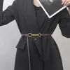 Ceintures nouées à la taille, élégantes, Style Instagram, accessoires décontractés, Design de luxe, rétro, Punk, pantalon de costume