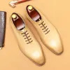 Moda artesanal casamento melhor homem sapato de couro genuíno designer de negócios menhigh qualidade oxford sapatos masculinos