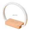 شواحن لاسلكية D57D Bedside Lamp Qi Charger Charger LED مصباح المكتب مع التحكم اللمس في إعادة النظر في العين ضوء للأطفال البالغين المنزل Dorm YQ240105