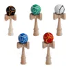 Safety Crack Pattern Toy Bamboo Kendama Wooden Educational Toys Kids Toy 240105