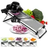 Mandoline réglable en acier inoxydable 304, coupe-légumes professionnel, râpe à légumes avec lames, Gadgets de cuisine 240105