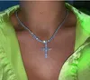 Religieus punklint Diamanten halsketting DIY diamanten ketting by02248797575