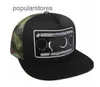 Czapki kulkowe Chromehearts kapelusz baseball kwiat 24ss cross serc mens snapbacks niebieskie czapki wysokie kobiety czarne czapki designerskie czapki chrome 3 74n3