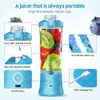 Elecicopo Electric Juicer Blender 30s Snabb juicing IP67 Vattentät BPA-fri flaska för hemfrukter Smoothie Shakes grönsaker 240104