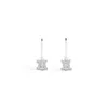 Dainty Sweet 14k Todos los diseñadores Dangle Aending Sterling Sier Circon Stone Office Party Pendientes de diamantes Classic Diamond Aniversario Joyería de regalo