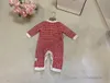 Luxus Baby jungen hahnentritt strampler kleinkind kinder Bogen stricken langarm overalls infant mädchen baumwolle klettern kleidung S0998