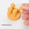 Portaoggetti da cucina Ins Porta rasoio in silicone Adesivo spazzolino Chiave Appendiabiti Gancio Organizzatore da parete per bagno Gadget