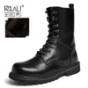 100 Genuine Leather Men Boots Breathable High Top Shoes Outdoor Casual Winter Autumn Snow For Botas Homme 240105