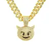 Hip Hop Stereo Diamond Pendant Cuba Chain Neckacer6zy0129407200