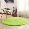 Halılar Renkli Kabarık Halı Süper Yumuşak Lüks Yuvarlak Alan Haleleri Yatak Odası Kreş Anti-Slip Peluş Halı Çocuklar