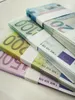 Kopiera pengar Faktiska 1: 2 Storlek Rekvisita Euro Toy Ticket Euro Bill Valuta Party Fake For Supplies GPCAQ