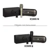 الميكروفونات ميكروفون محترف ديناميكي لليد لشور KSM8 Karaoke سلكية مع مقطع جودة عالية الاستوديو MIC DROP DELIV DHU39