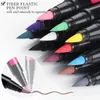 12pcs Nail Art Graffiti Pen Set Nail Markers Ecofriendly Waterproof Drawing Painting Liner Brush DIY Nail Polish Accessories 240105