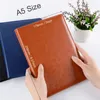 7 * 9.37in PU Leather A5 A4 Clipboard Clip Fichier Dossier Document Document Business Meeting Contrat Clamp Pad Office School Supply 240105